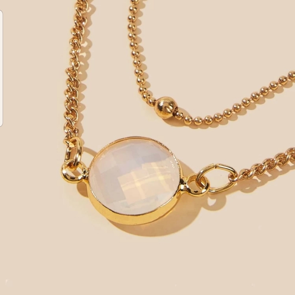 *Gal* Layered Choker Necklace - Picture 3 of 4